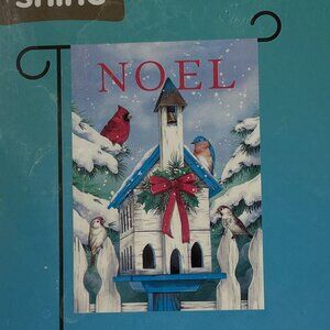 Small Garden Flag - NOEL - NWT